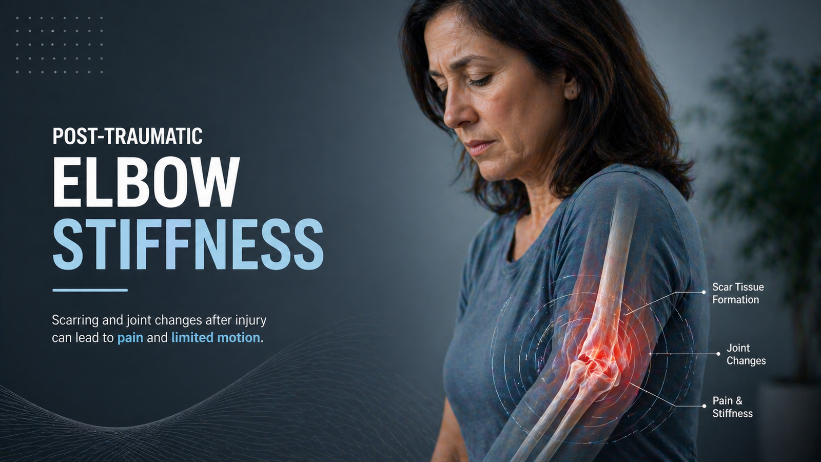 Post-traumatic elbow stiffness